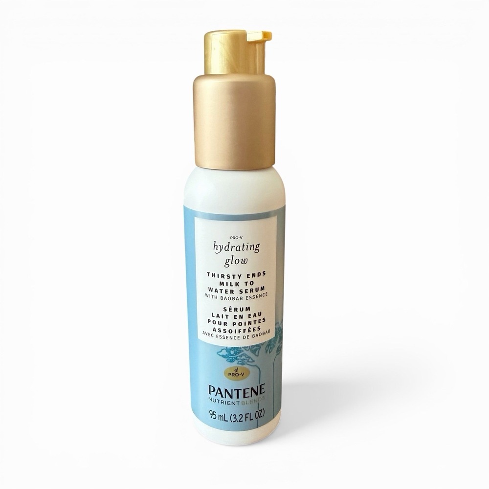 Pantene Pro-V Hydrating Glow Thirsty Ends Milk to Water Serum 3.2 fl oz Baobab